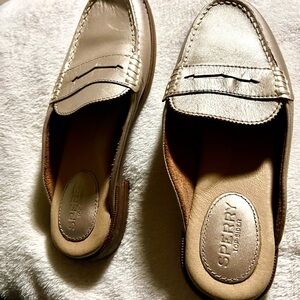 Sperry Women's Gold Loafers